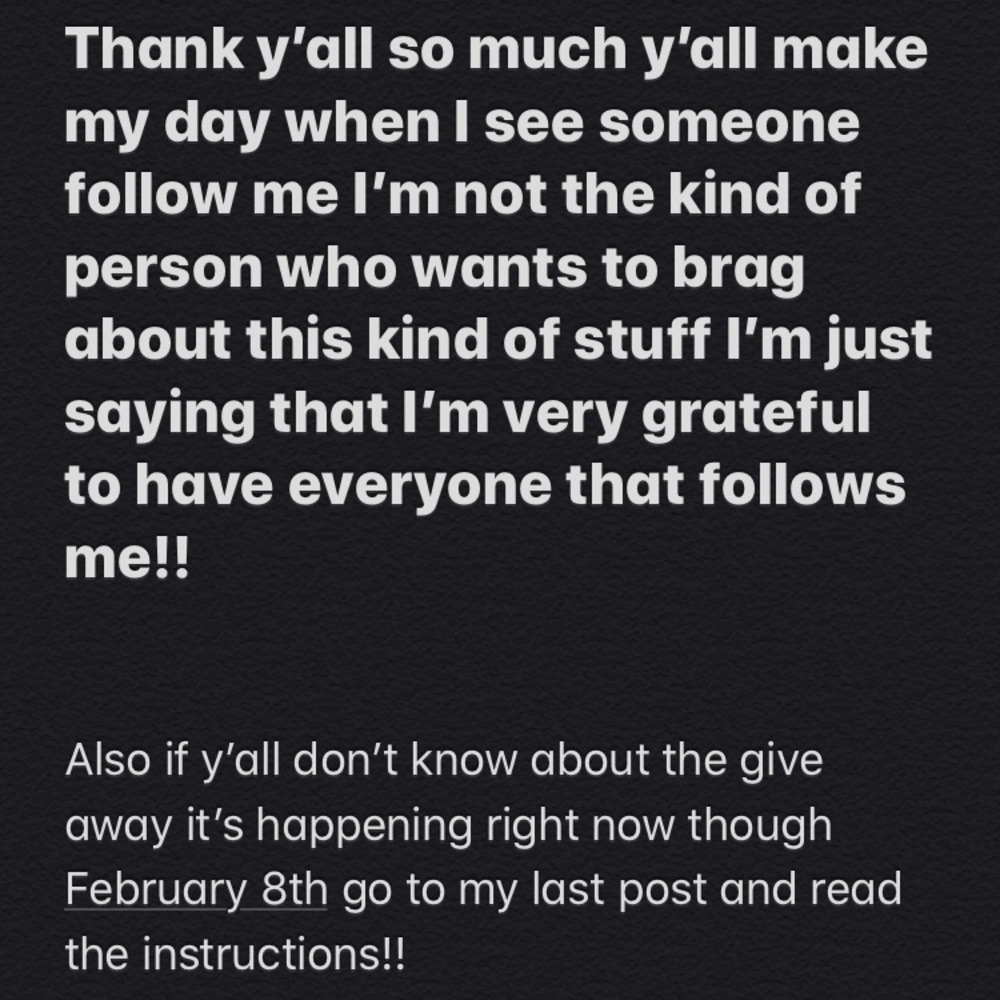 Thank y’all so much